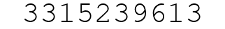 Number 3315239613.