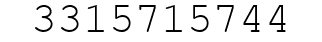 Number 3315715744.