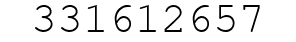 Number 331612657.