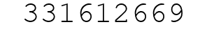 Number 331612669.