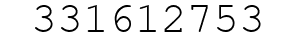 Number 331612753.