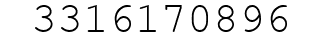 Number 3316170896.