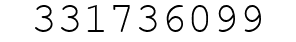 Number 331736099.
