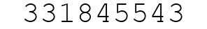 Number 331845543.