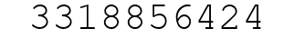 Number 3318856424.