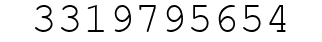 Number 3319795654.