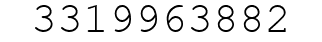 Number 3319963882.