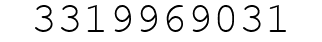 Number 3319969031.