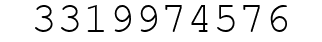 Number 3319974576.