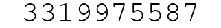 Number 3319975587.