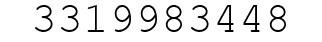 Number 3319983448.
