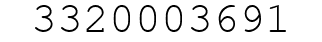 Number 3320003691.