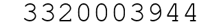 Number 3320003944.
