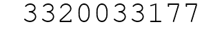 Number 3320033177.