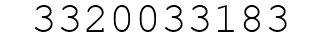 Number 3320033183.