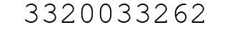 Number 3320033262.