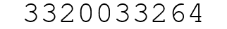Number 3320033264.