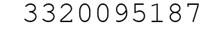 Number 3320095187.