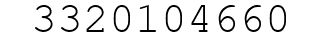 Number 3320104660.