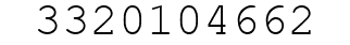 Number 3320104662.