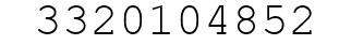 Number 3320104852.