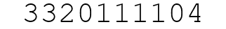 Number 3320111104.