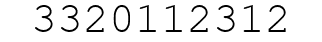 Number 3320112312.