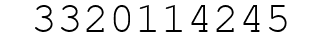 Number 3320114245.