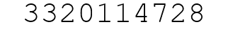 Number 3320114728.