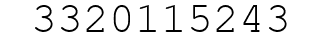 Number 3320115243.