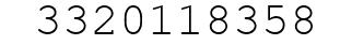 Number 3320118358.