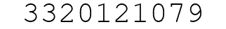 Number 3320121079.
