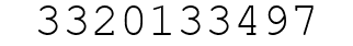 Number 3320133497.