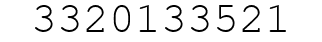 Number 3320133521.