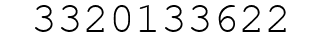 Number 3320133622.