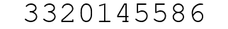 Number 3320145586.