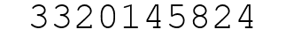 Number 3320145824.
