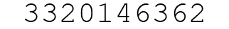 Number 3320146362.