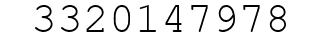 Number 3320147978.