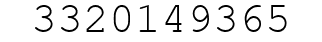 Number 3320149365.