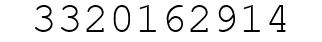 Number 3320162914.