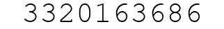 Number 3320163686.