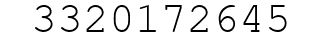 Number 3320172645.
