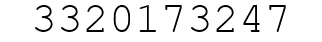 Number 3320173247.