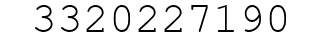 Number 3320227190.