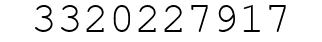 Number 3320227917.