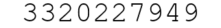 Number 3320227949.