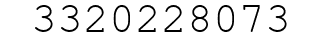 Number 3320228073.