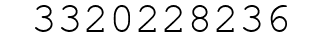 Number 3320228236.