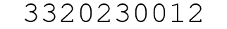 Number 3320230012.
